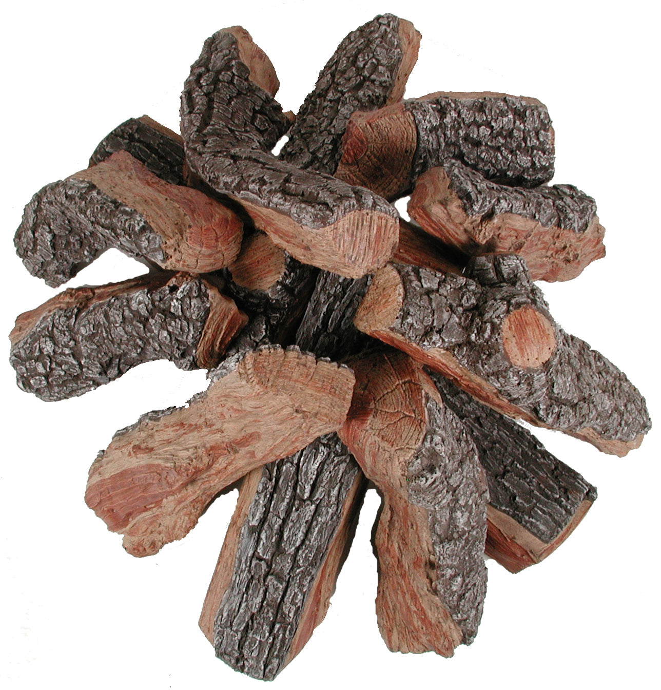 Bark/Split FirePit Log Stacks