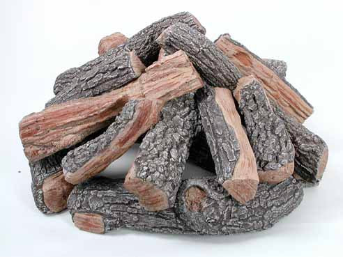 Bark/Split FirePit Log Stacks